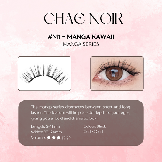Manga Kawaii #M1 Magnetic Eyelashes